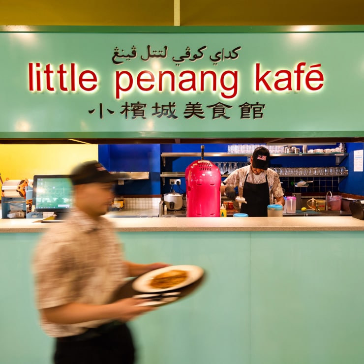 Busy front counter